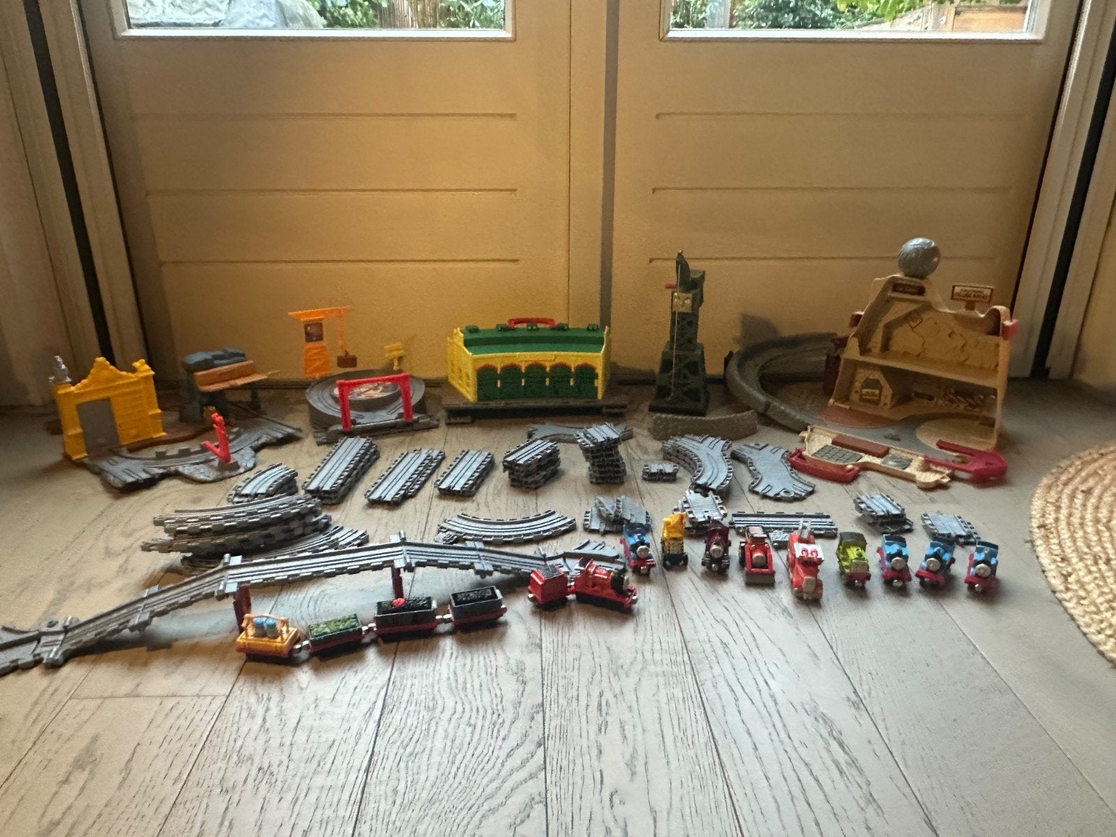 Grote Thomas de Trein set met spoor, stations en treinen, Ophalen of Verzenden, Zo goed als nieuw