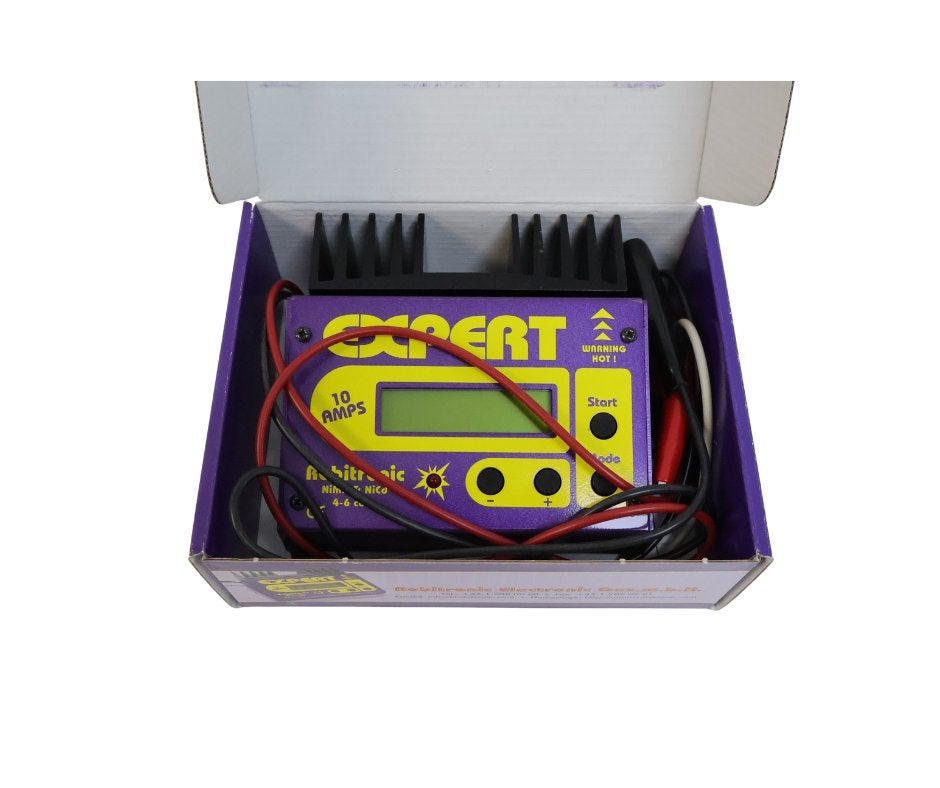 Robitronic Expert Ladegerät 4-8 Zellen, 10 Amp RS106, Ophalen of Verzenden, Nieuw, Overige schalen, Onderdeel