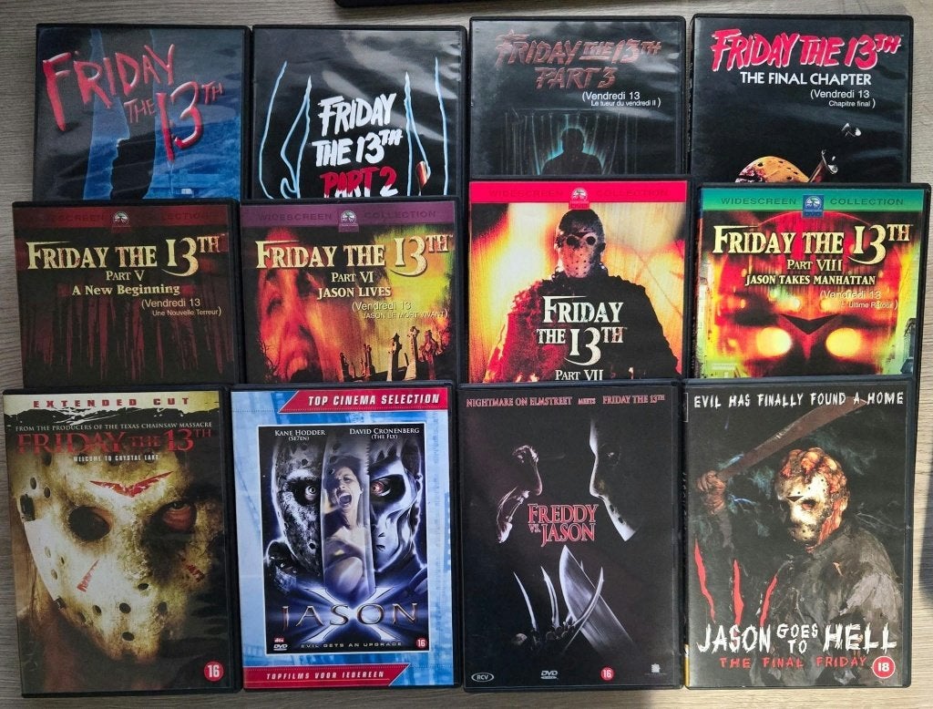 Friday the 13th Collectie (12 film set), Vanaf 16 jaar, Ophalen of Verzenden, Zo goed als nieuw, Overige genres