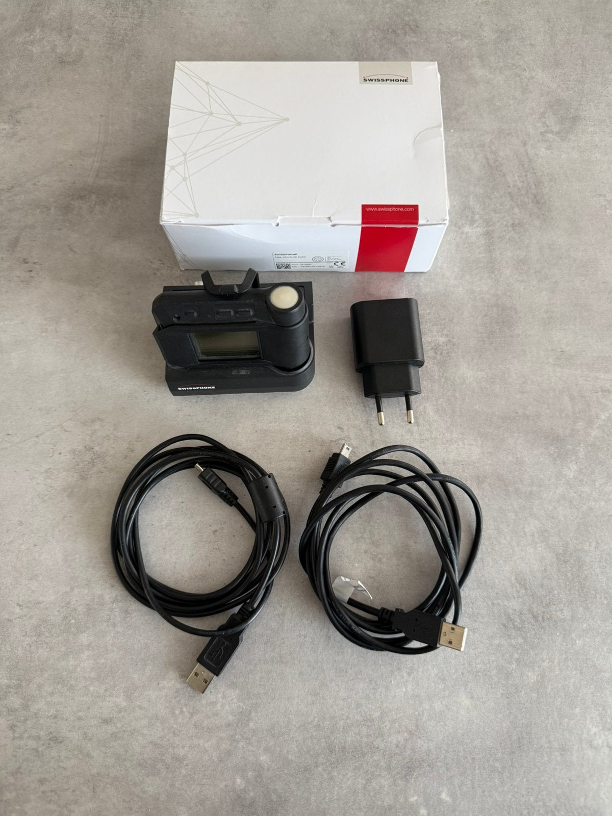 P2000 pager Swissphone s.Quad combi lader/programmer, Telecommunicatie, Verzenden, Zo goed als nieuw, Ontvanger