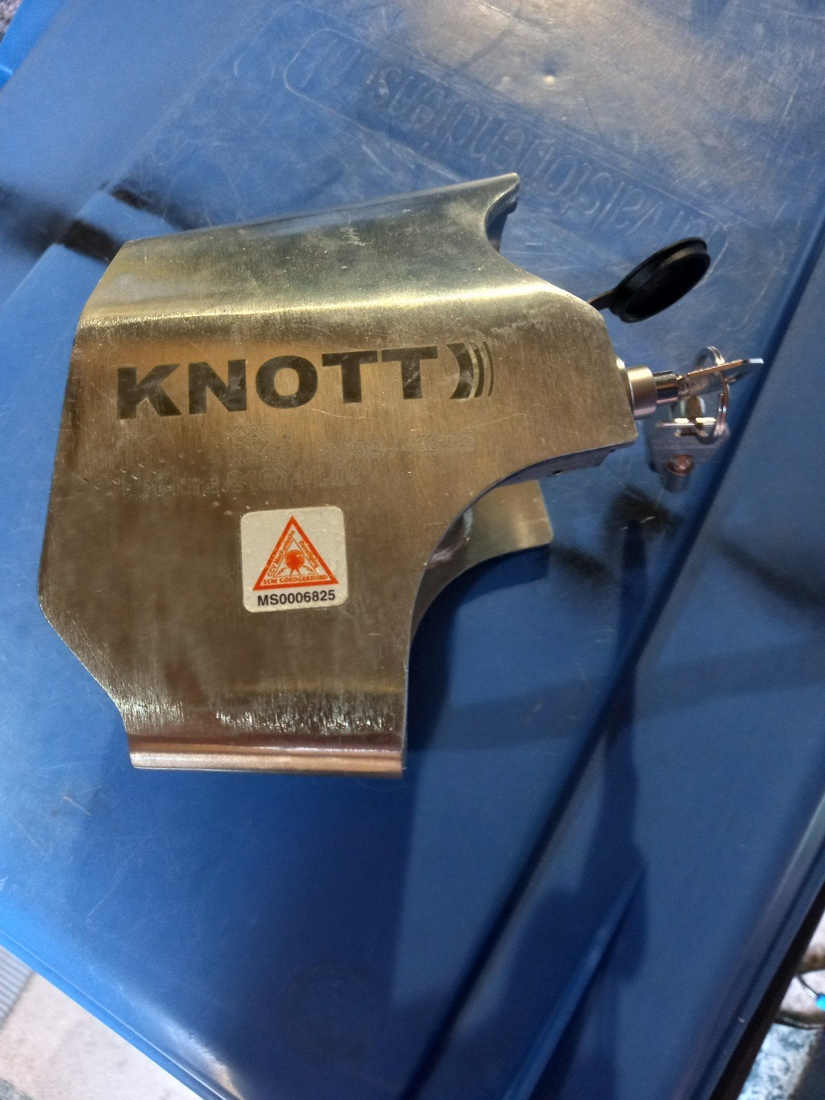 KNOTT Disselslot / Koppelingslot voor aanhanger, Ophalen of Verzenden, Zo goed als nieuw