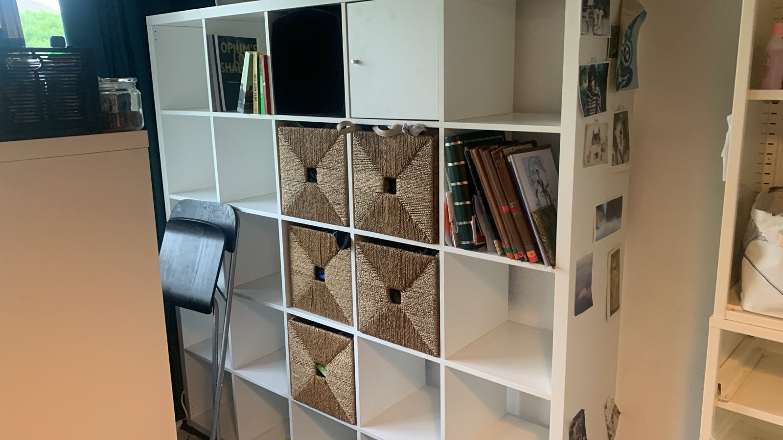 Ikea Kallax 5x5 kast, Ophalen, Overige materialen, Gebruikt, 150 tot 200 cm