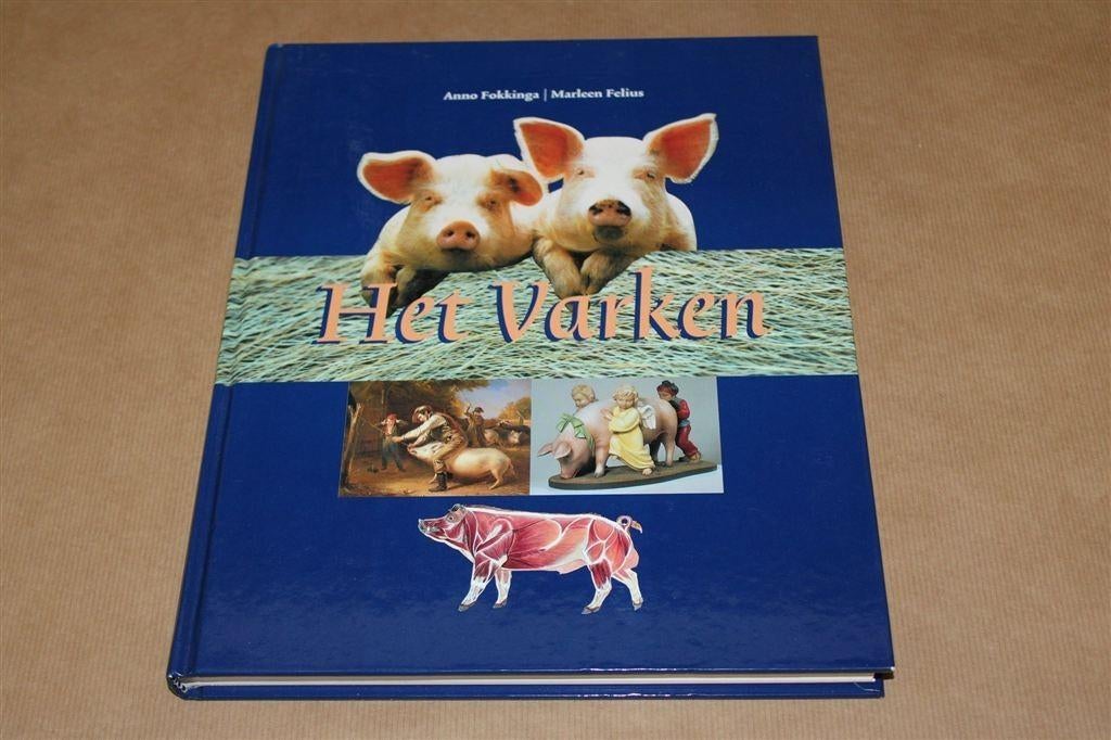 Het varken. Beschrijving in woord en beeld van ontstaan., Ophalen of Verzenden, Zo goed als nieuw