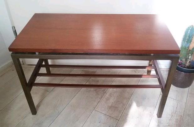 Pastoe salontafel sidetable vintage retro teak jaren 60, Gebruikt, 100 tot 150 cm, Vintage, Minder dan 50 cm