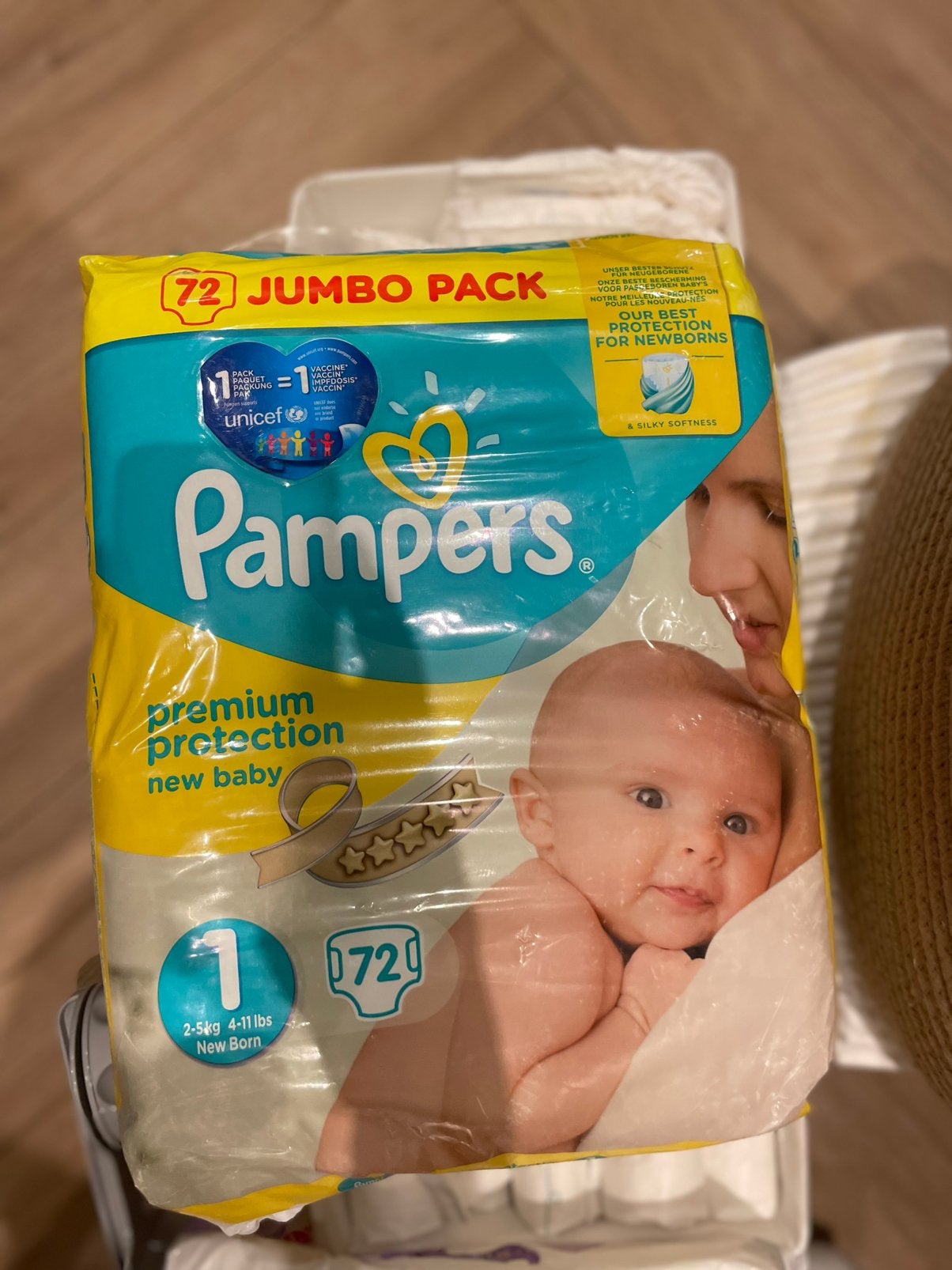Luiers maat 1 pampers, Ophalen, Zo goed als nieuw, Overige typen