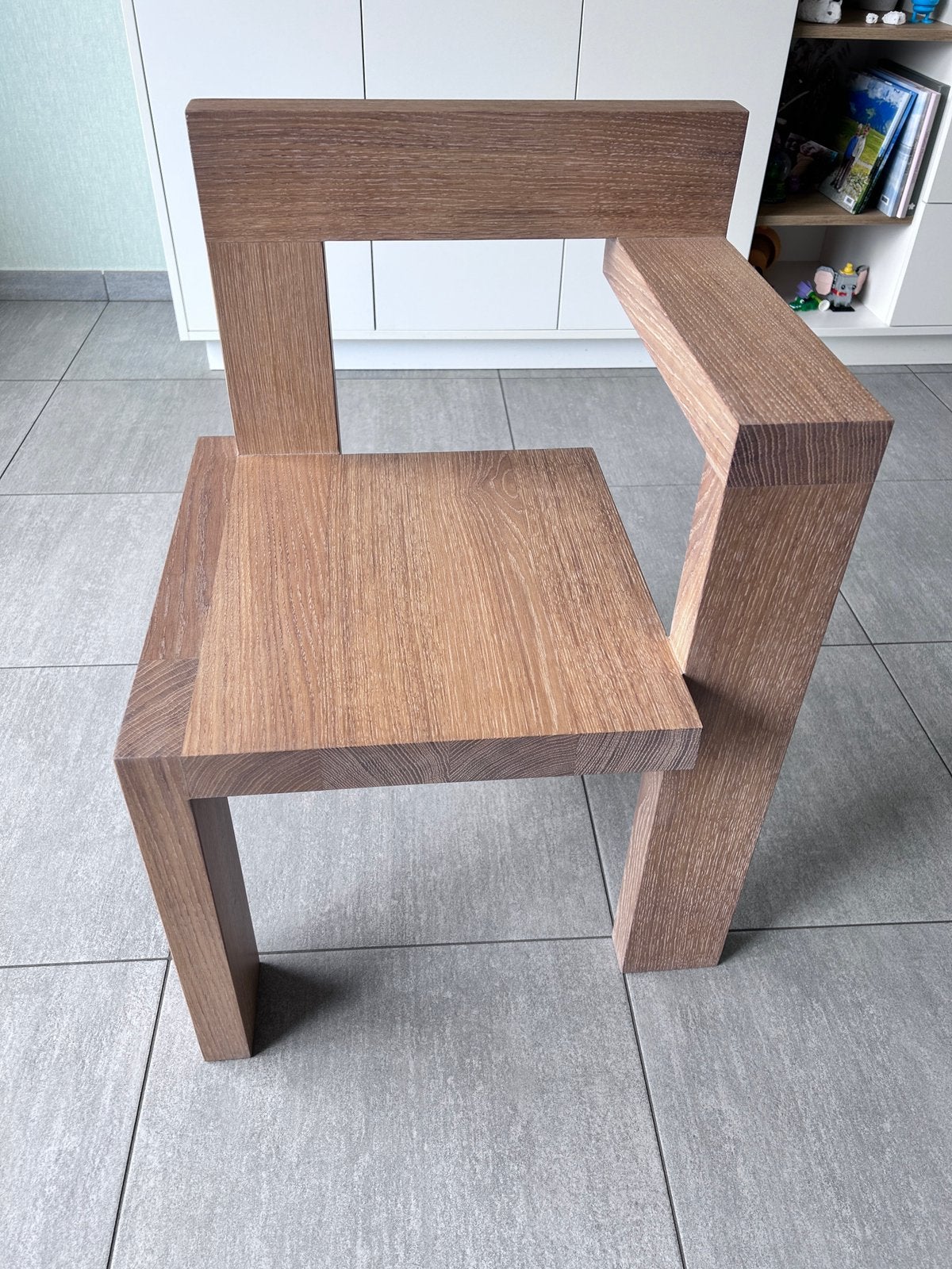 Rietveld steltman stoel, Ophalen of Verzenden, Stoel, Hout