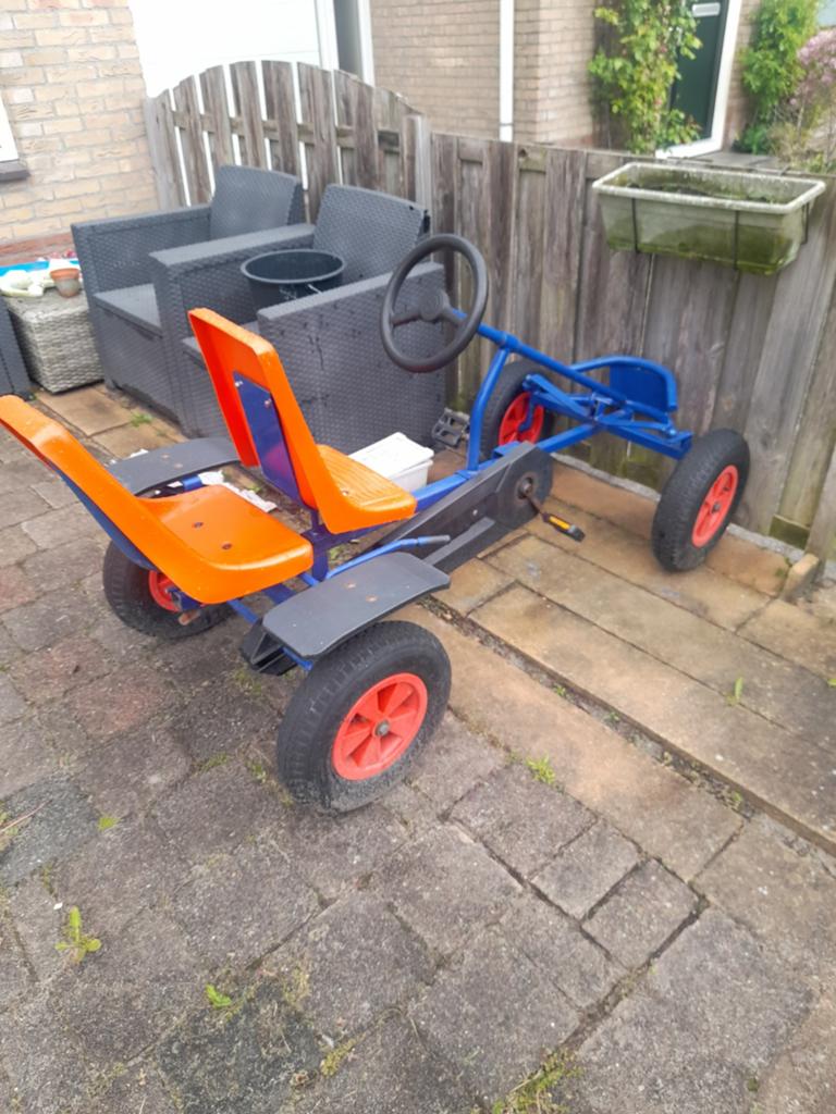 Mammoet skelter met kar, Kinderen en Baby's, Speelgoed | Buiten | Skelters, Ophalen, Gebruikt, Mammoet