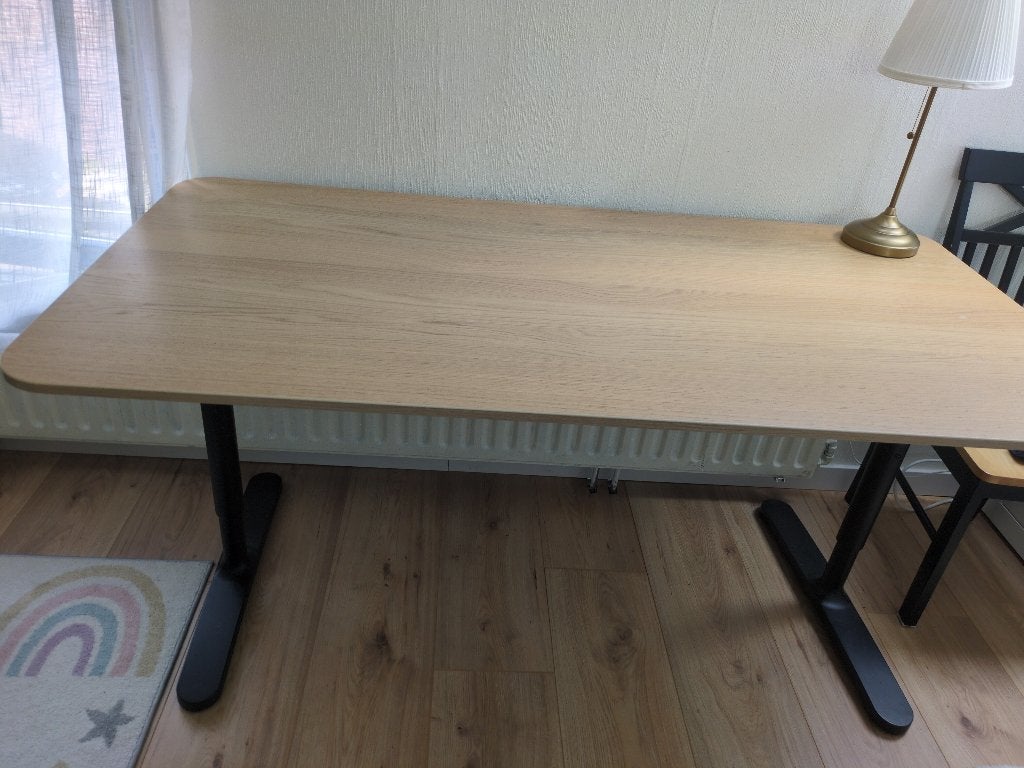 Bekant bureau Ikea, Ophalen, 160 cm, Zo goed als nieuw, IKEA
