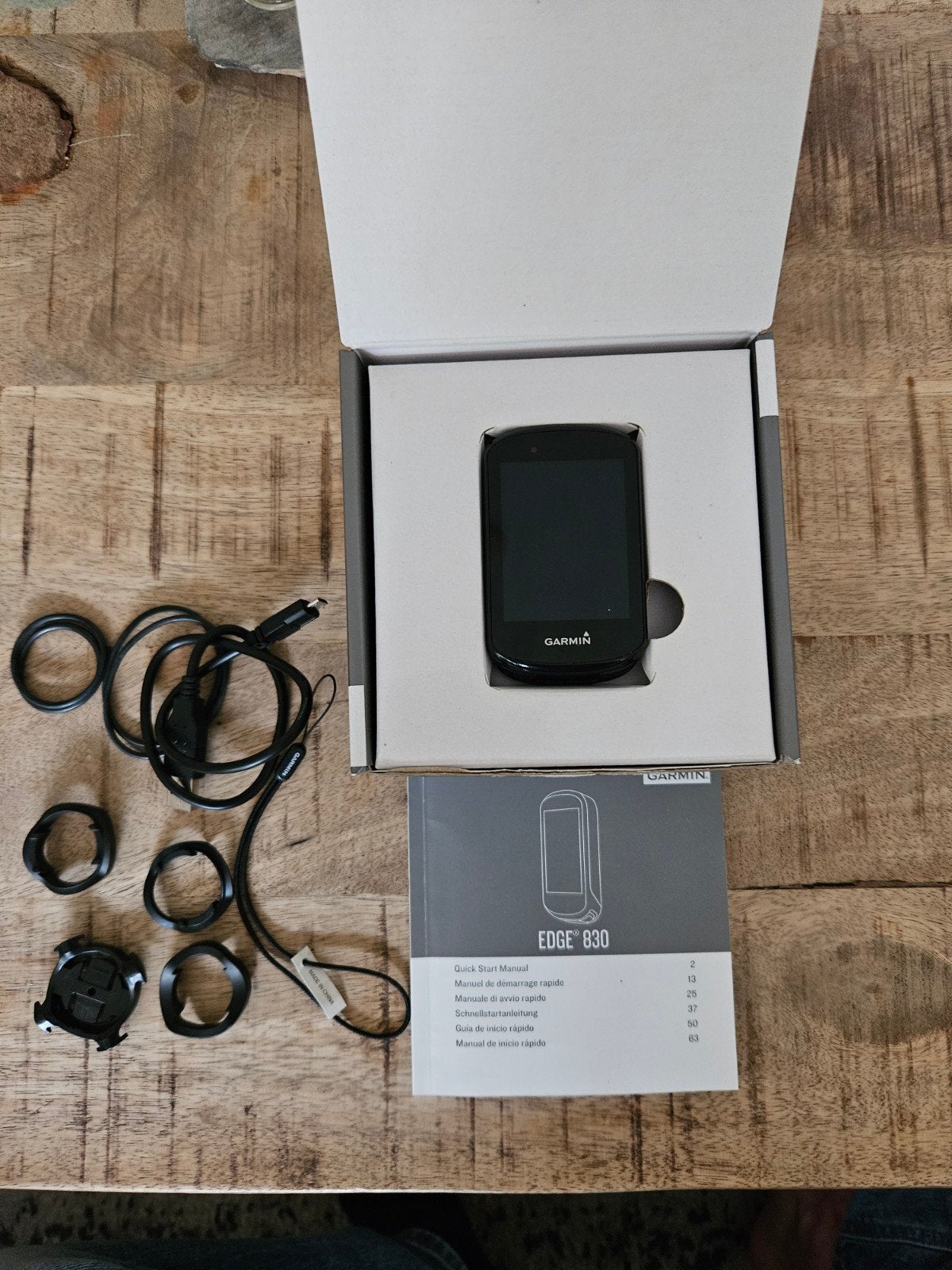 Garmin edge 830, Fietsen en Brommers, Fietsaccessoires | Fietscomputers, GPS, Waterdicht, Ophalen of Verzenden