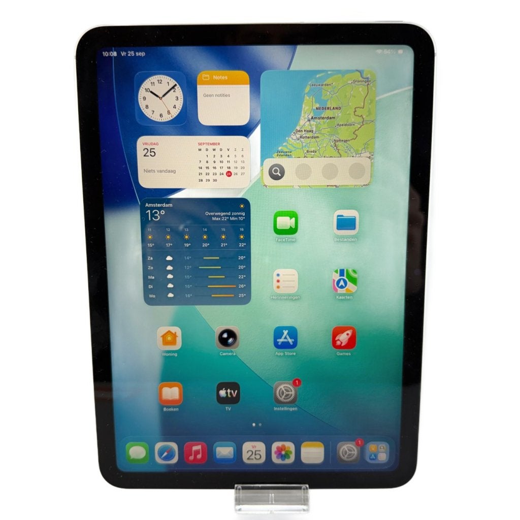 iPad A16 128GB WiFi + Cellular Silver, Apple, Zo goed als nieuw, Support@apple.com, One Apple Park Way
Cupertino, CA 95014
United States