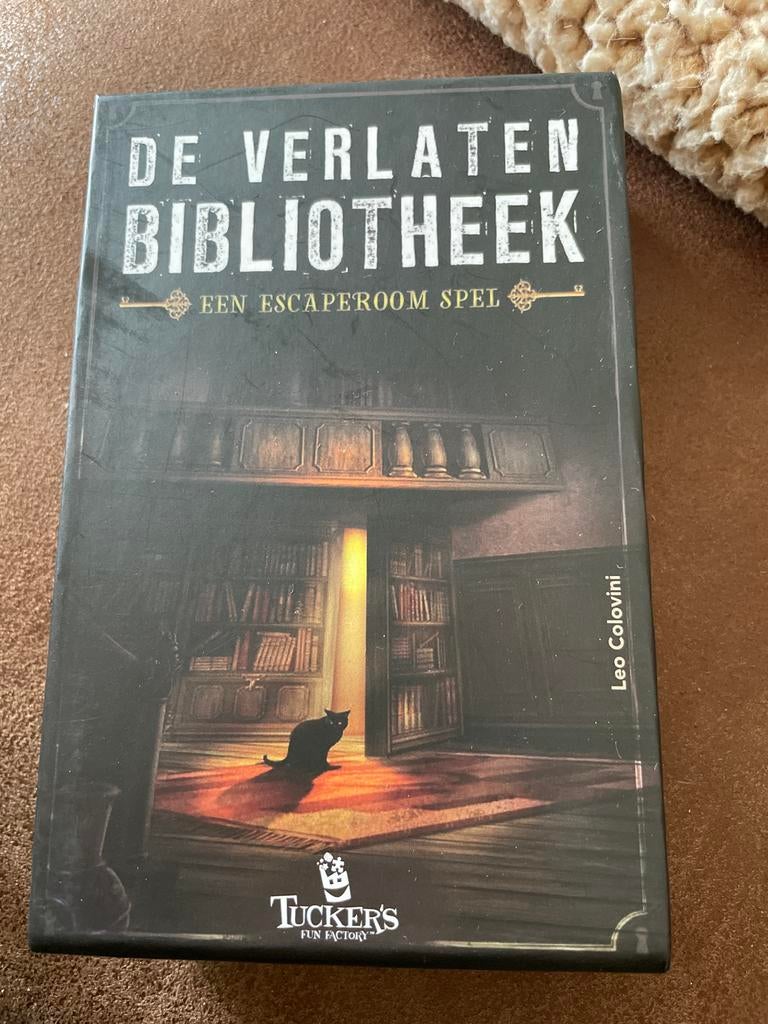 De Verlaten Bibliotheek - Een Escaperoom Spel, Een of twee spelers, Ophalen of Verzenden, Zo goed als nieuw