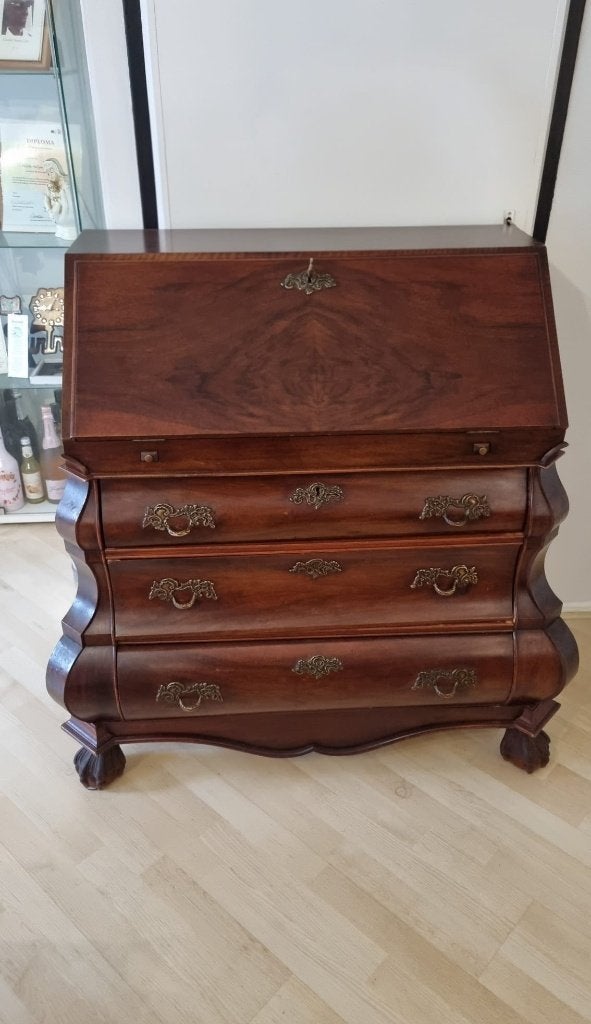 Mooie antieke secretaire/buikkast, Ophalen, Gebruikt, 3 of 4 laden, Minder dan 100 cm