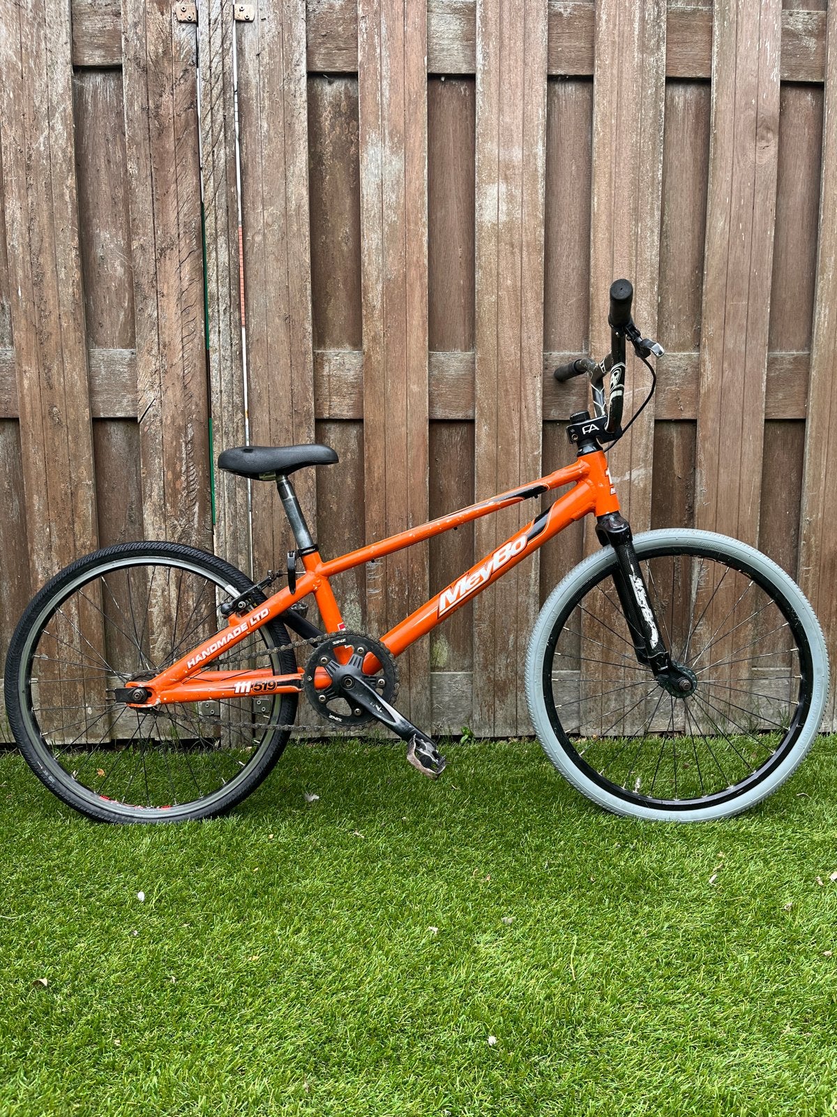 Meybo BMX  met carbon voorvork en Tektro rem, Fietsen en Brommers, Ophalen, Velgrem, Aluminium, 16 tot 20 inch