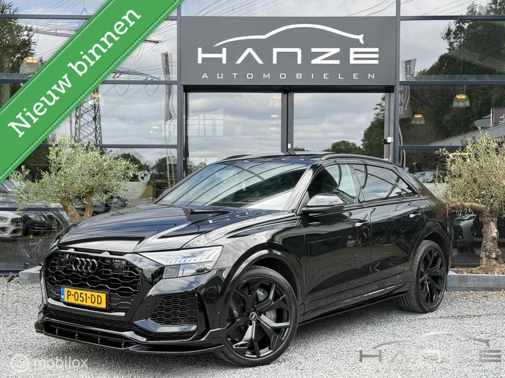 Audi RSQ8 4.0 TFSI|Pano|Carbon|23"|Keramisch|360°|B&O|VOL!, Auto's, Audi, Gebruikt, 600 pk, Zwart, Vierwielaandrijving