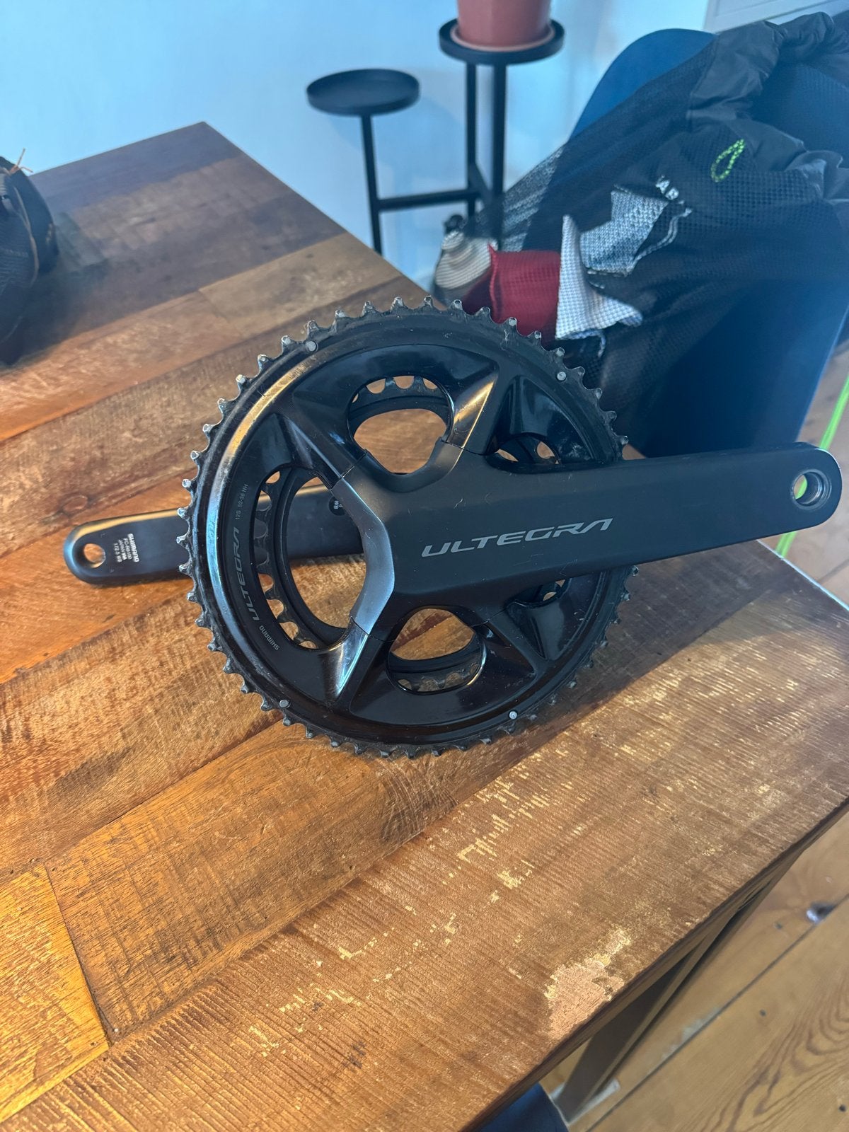 Shimano R8100 Ultegra Crankstel 12S 52-36 NH, Crankstel of Pedalen, Gebruikt, Ophalen of Verzenden, Aluminium