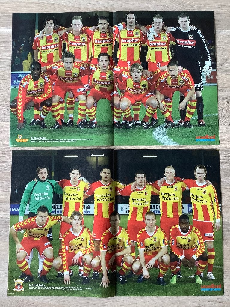 Posters Go Ahead Eagles Jaren 2000, Ophalen of Verzenden, Zo goed als nieuw, Overige binnenlandse clubs, Poster, Plaatje of Sticker