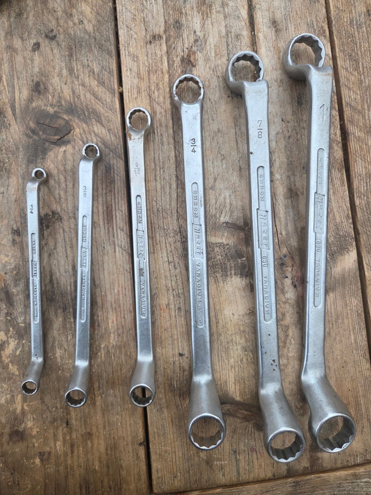 Hazet ringsleutels set - Diverse maten, Ophalen, Gebruikt