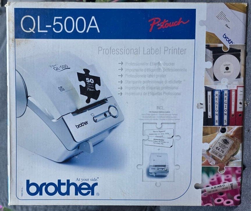 Brother QL-500A Professionele Labelprinter, Zwart-en-wit printen, Printer, Nieuw, Ophalen of Verzenden