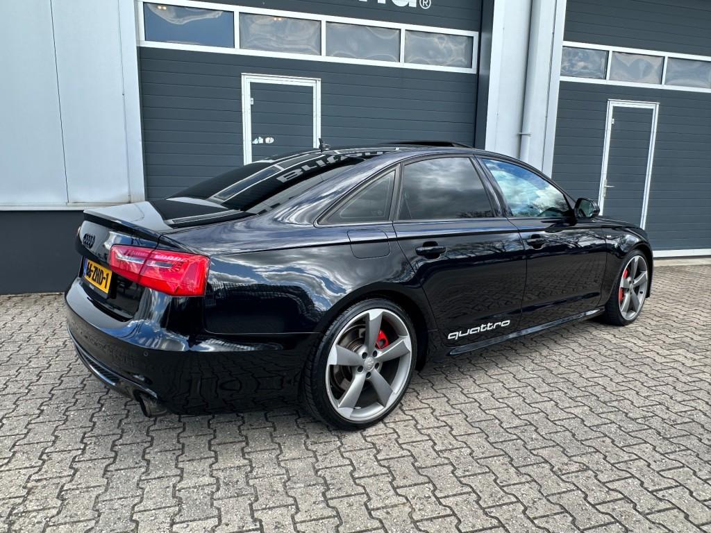 Audi A6 3.0 TFSI QUATTRO S-LINE 2012 *Luchtvering *Matrix *L, Automaat, Euro 5, Gebruikt, Zwart
