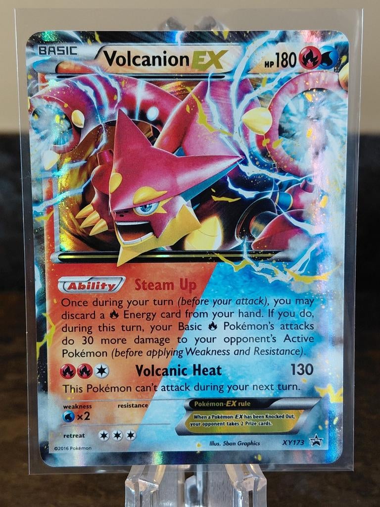 Pokémon Kaart Volcanion EX XY173 Foil - Zo goed als nieuw, Ophalen of Verzenden, Zo goed als nieuw, Losse kaart, Foil