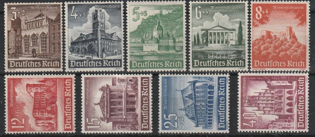 Duitse Rijk Minr 751/9 postfris, Ophalen of Verzenden, Duitse Keizerrijk, Postfris