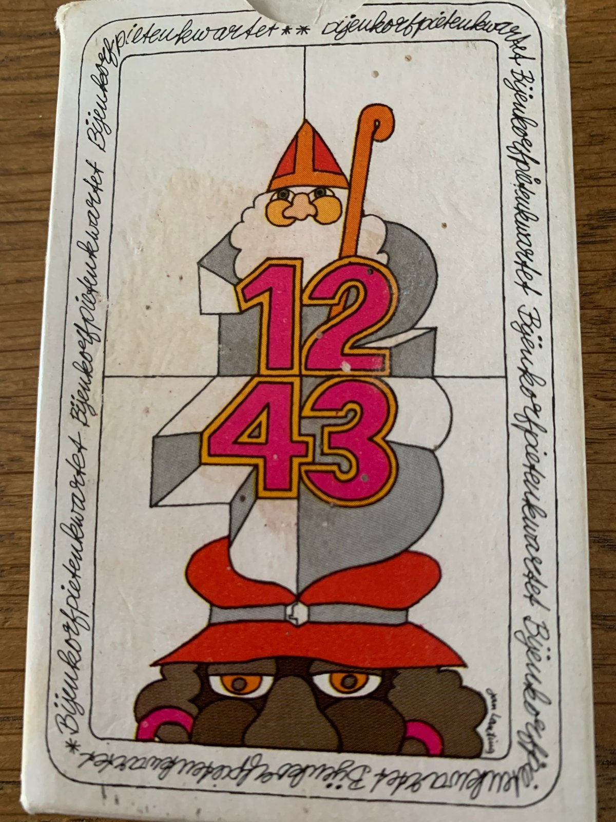 Bijenkorf Kwartetspel - met Zwarte Pieten, Een of twee spelers, Ophalen of Verzenden, Zo goed als nieuw, Bijenkorf Amsterdam