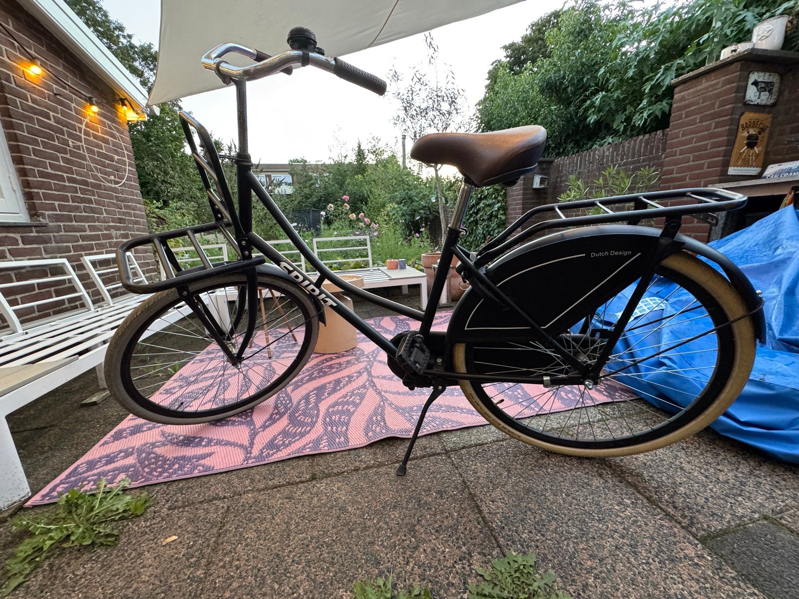Spirit omafiets Dames - Zwart, Terugtraprem, Gebruikt, 50 tot 53 cm, Ophalen