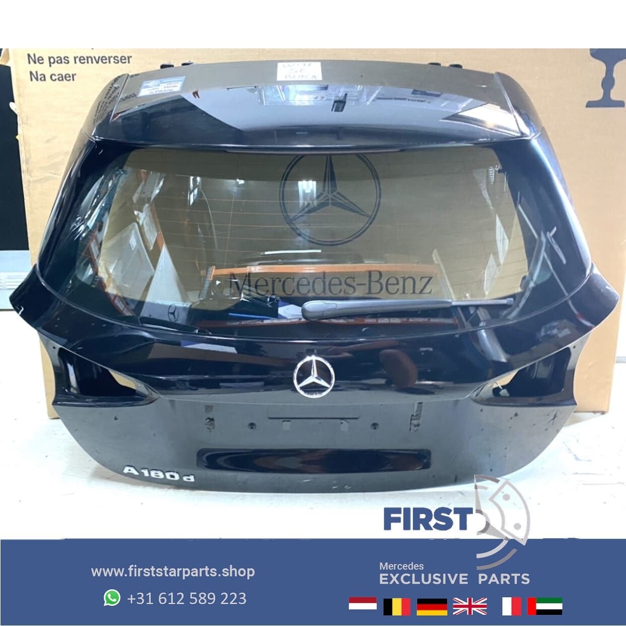 W177 ACHTERKLEP ZWART COMPLEET origineel Mercedes A Klasse 2