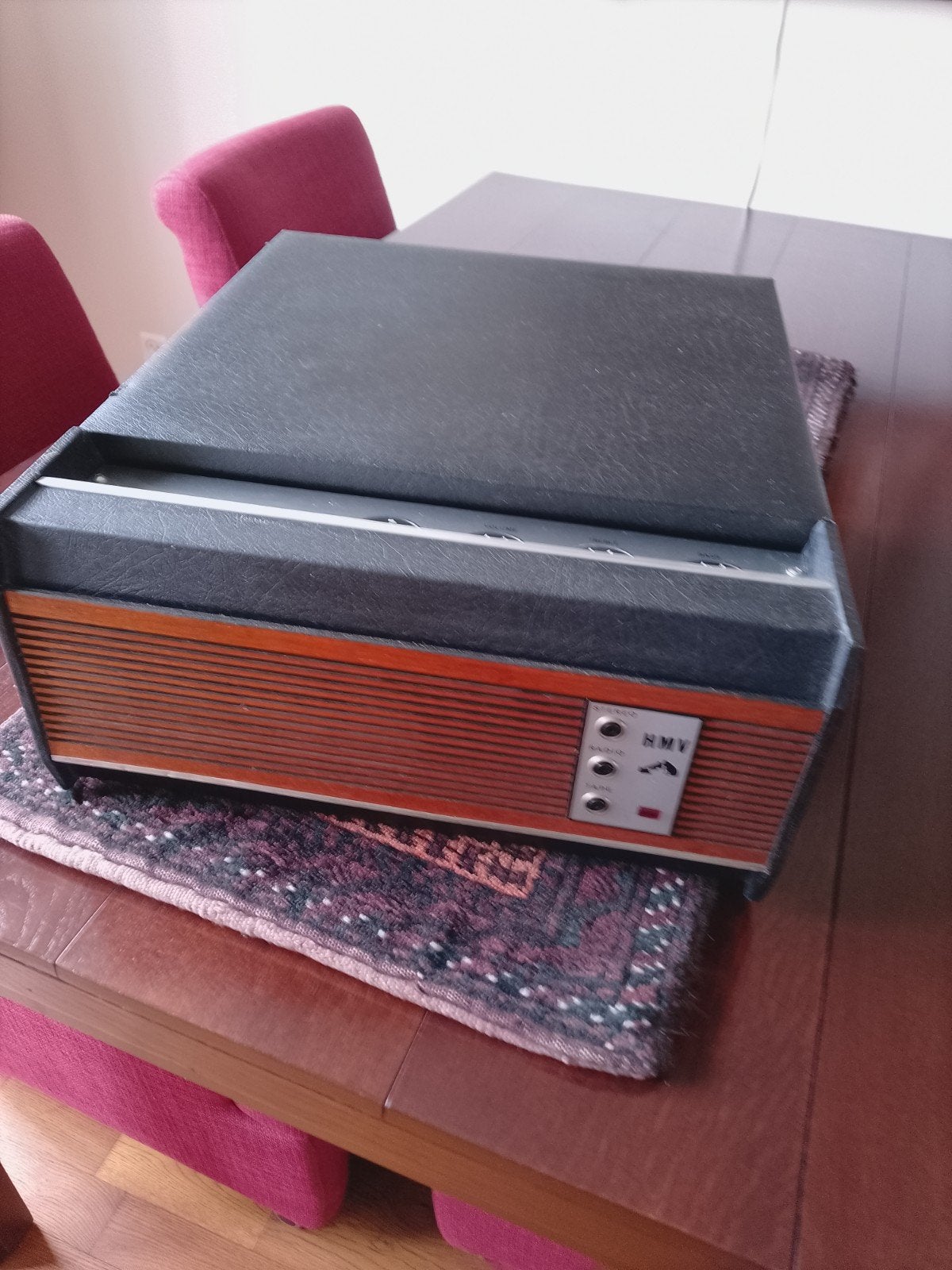 Vintage HMV Koffer Platenspeler uit de Jaren '60, Ophalen, Gebruikt, Platenspeler, Overige merken