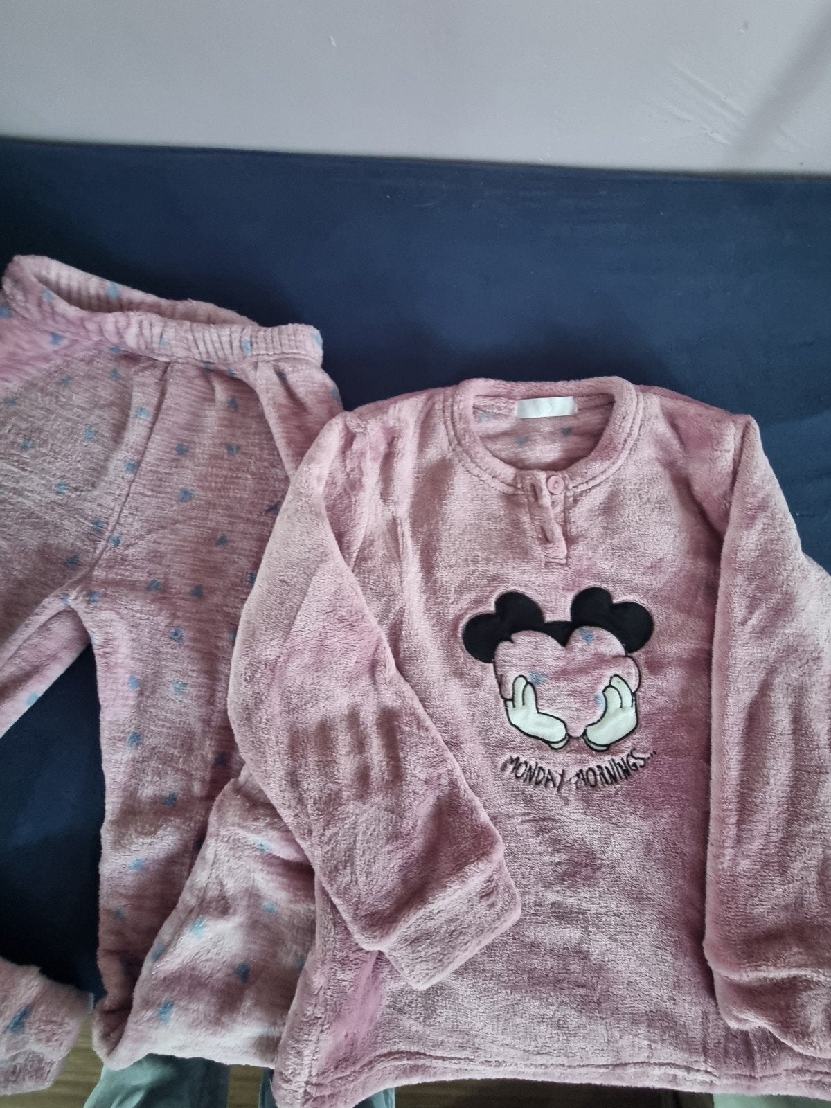 Roze Minnie Mouse Pyjama voor Kinderen maat 140/146, Ophalen of Verzenden, Gebruikt, Disney, Meisje