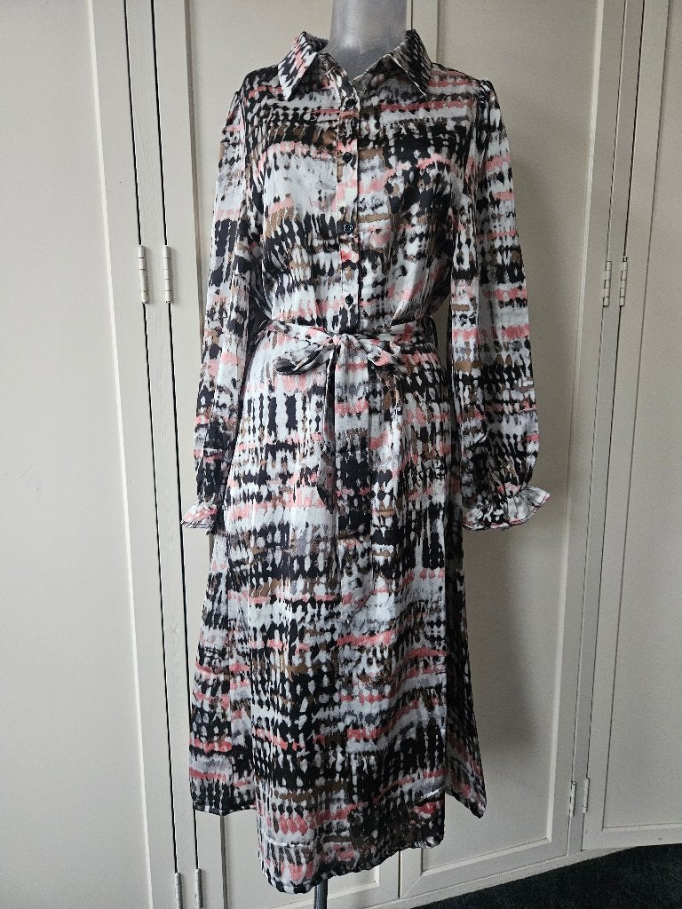 Smashed Lemon middellange jurk maat M zgan, Maat 38/40 (M), Meerkleurig, Ophalen of Verzenden, Zo goed als nieuw