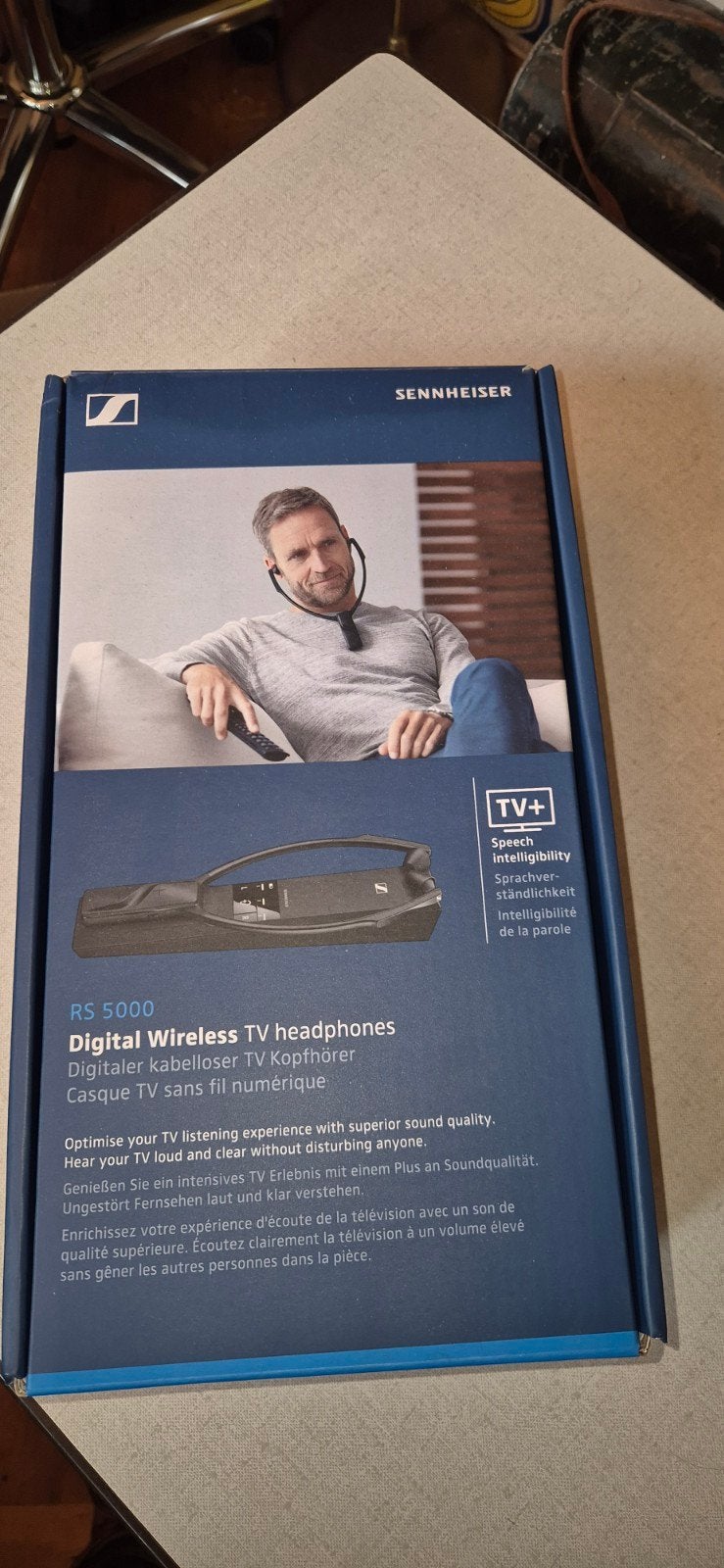 Sennheiser RS 5000 Digitale Draadloze TV Hoofdtelefoon Nieuw, Ophalen, In-ear, Sennheiser, Nieuw