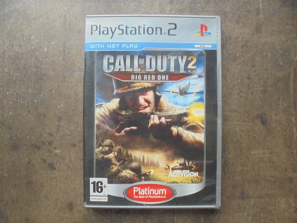 Call Of Duty 2 Big Red One voor PS2 (zie foto's), Gebruikt, Shooter, 1 speler, Ophalen of Verzenden