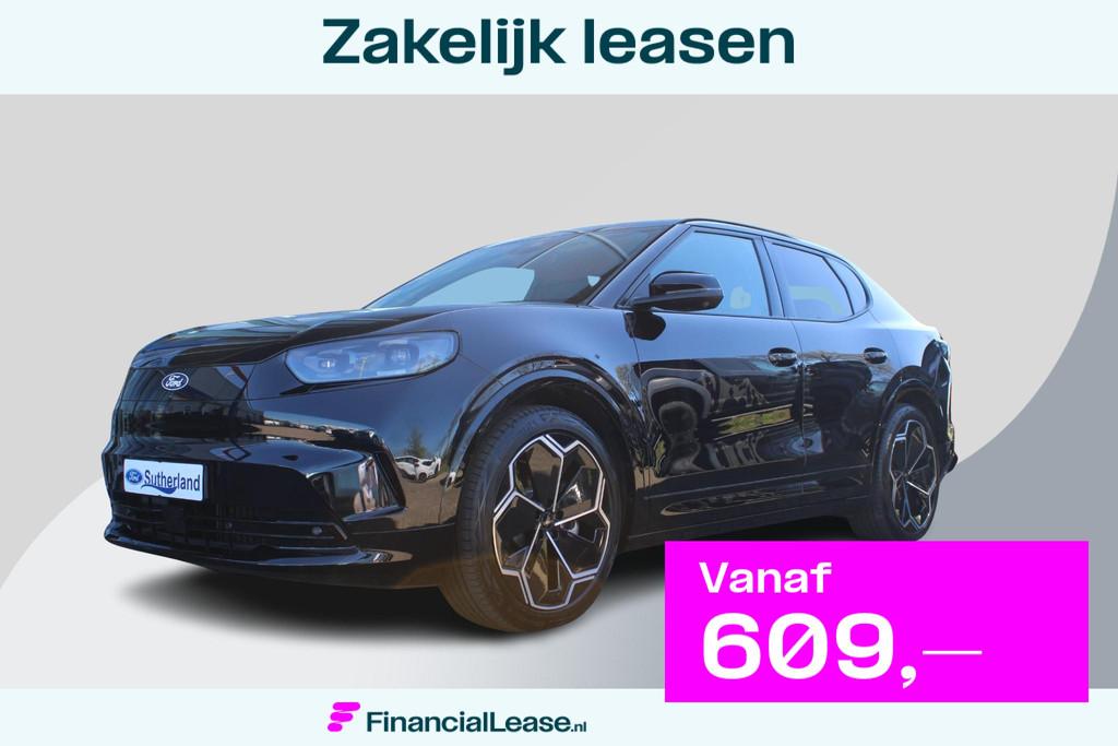 Ford Capri Extended Range AWD 79 kWh 340pk | AGR stoelen | W, Automaat, Gebruikt, Leder en Stof, 592 km
