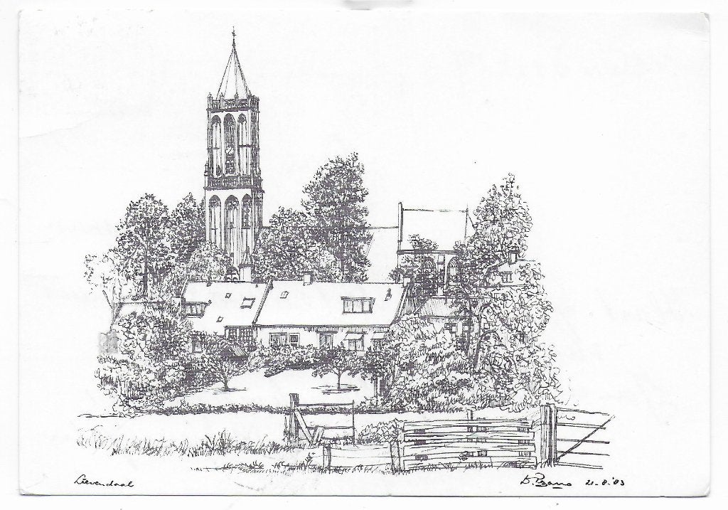 Lievendaal Brabant ansichtkaart (B7857), Ophalen of Verzenden, 1980 tot heden, Gelopen, Noord-Brabant
