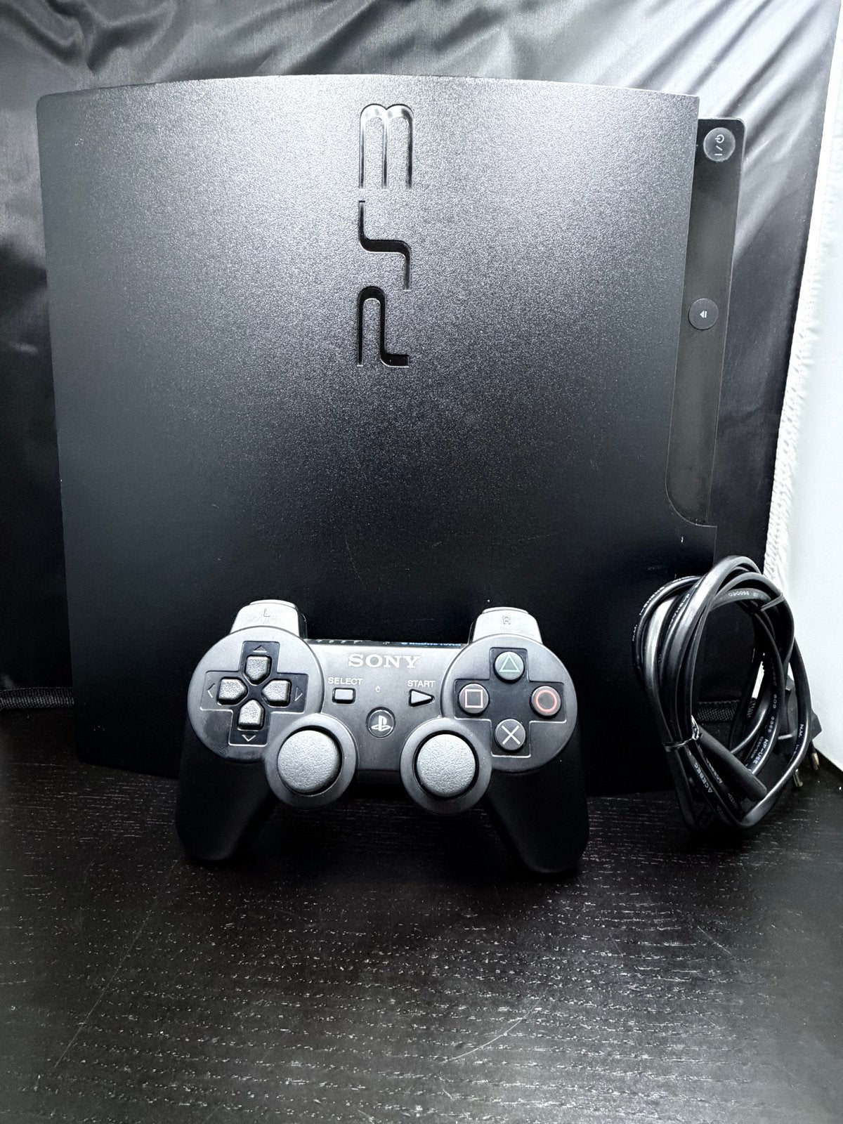 Sony PlayStation 3 Slim 160GB CECH-3004A + DualShock 3, G, 1 speler, Ophalen of Verzenden, Zo goed als nieuw
