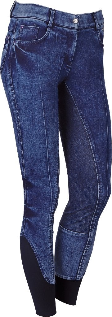 Harry's Horse Rijbroek Denim Full Grip, maat 32 en 34, Dieren en Toebehoren, Paardrijkleding, Kinderen, Nieuw, Overige disciplines