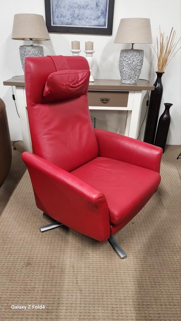 Fauteuil INTERTIME, Ophalen of Verzenden, Zo goed als nieuw, Leer