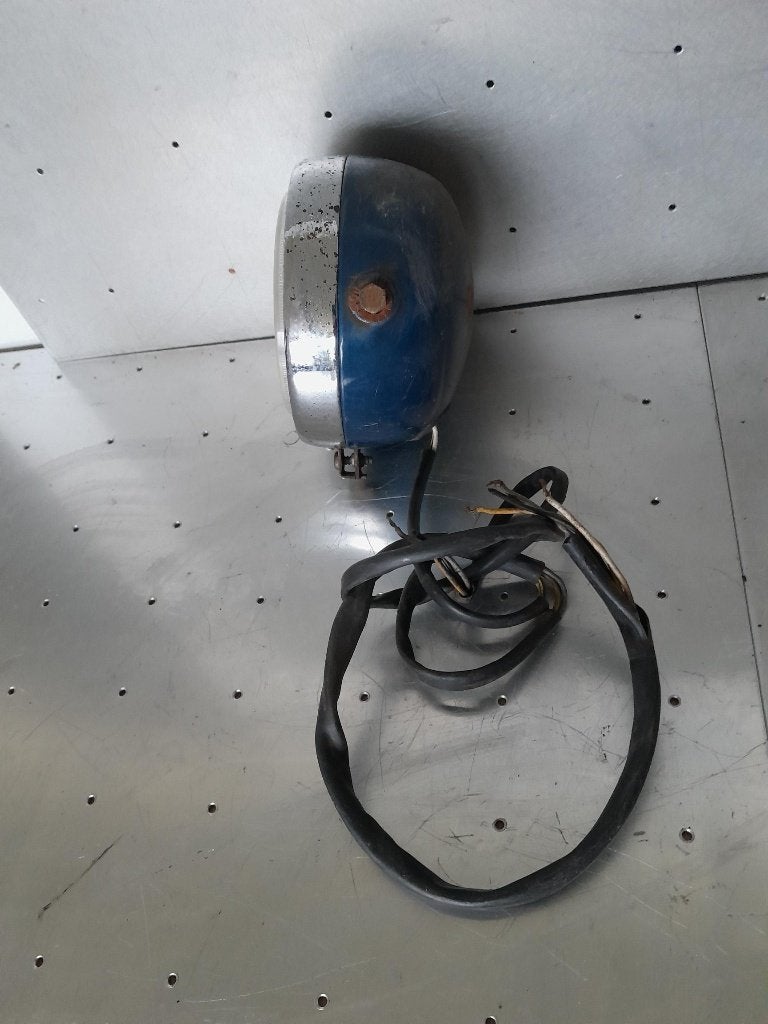 Puch Maxi Nostalgie blauwe koplamp, Ophalen, Gebruikt, Koplamp