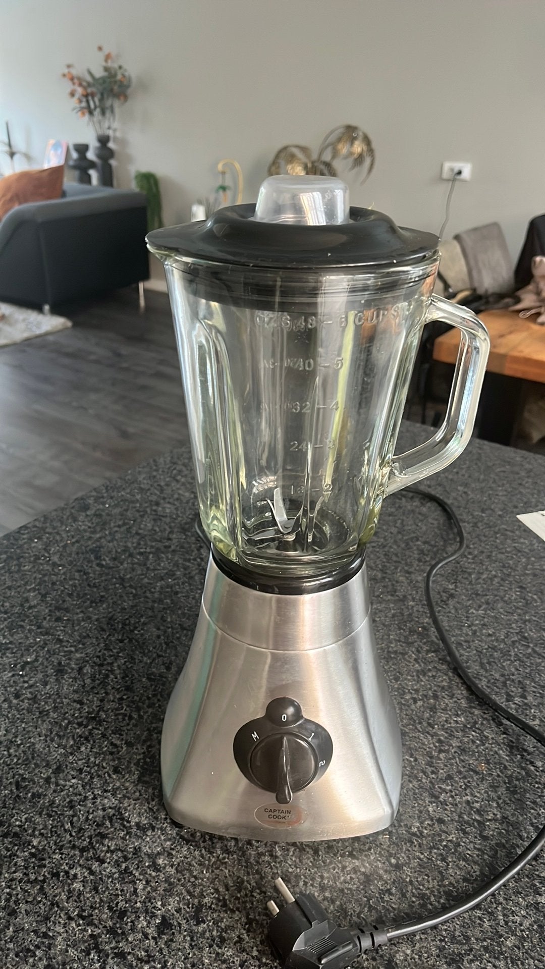 Blender 1,5 liter, Witgoed en Apparatuur, Ophalen, Zo goed als nieuw, 3 snelheden of meer