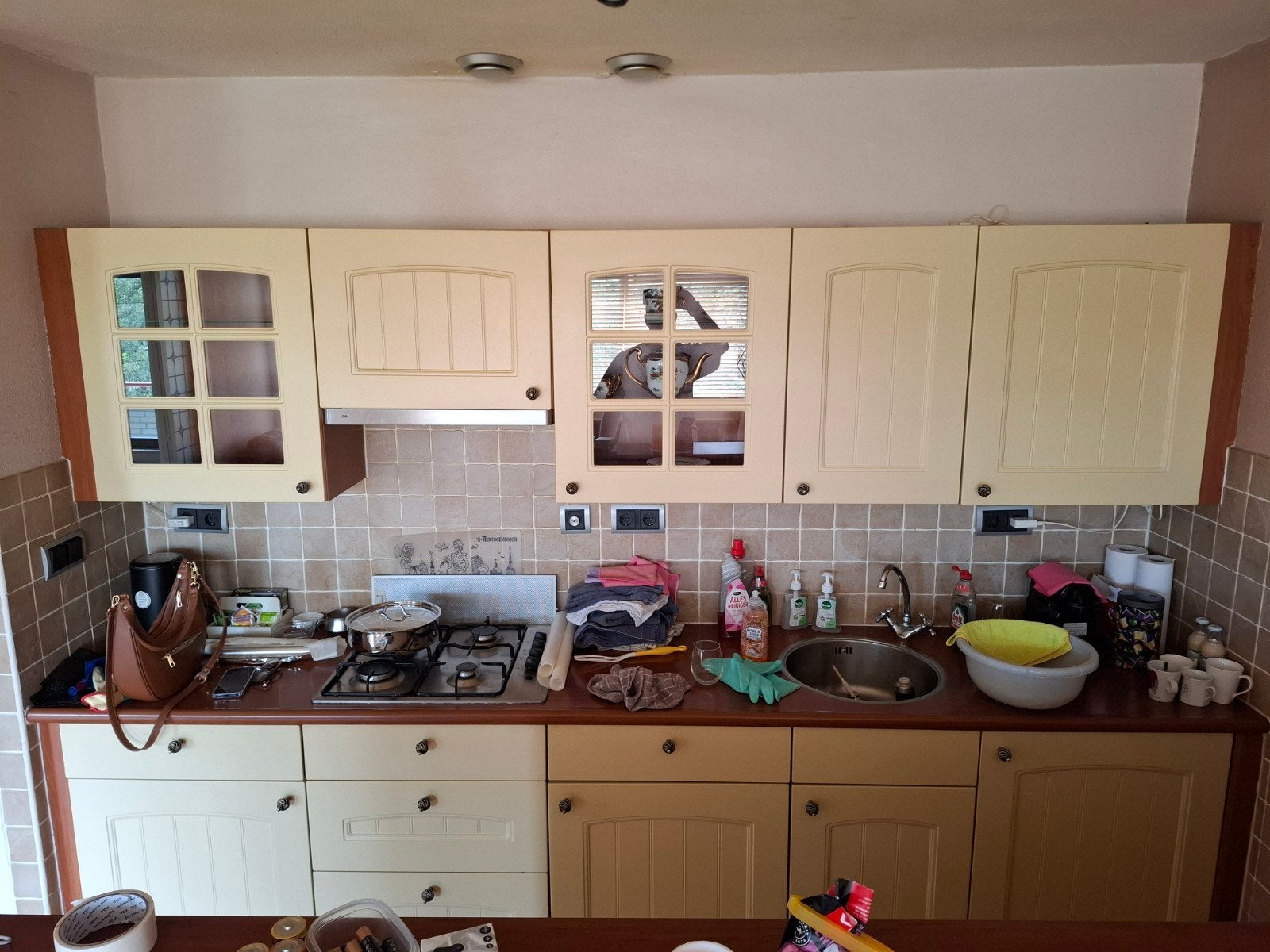 Bruynzeel Keuken - Complete Keuken met Apparatuur, Ophalen, Gebruikt, Enkelwandige keuken, Hout