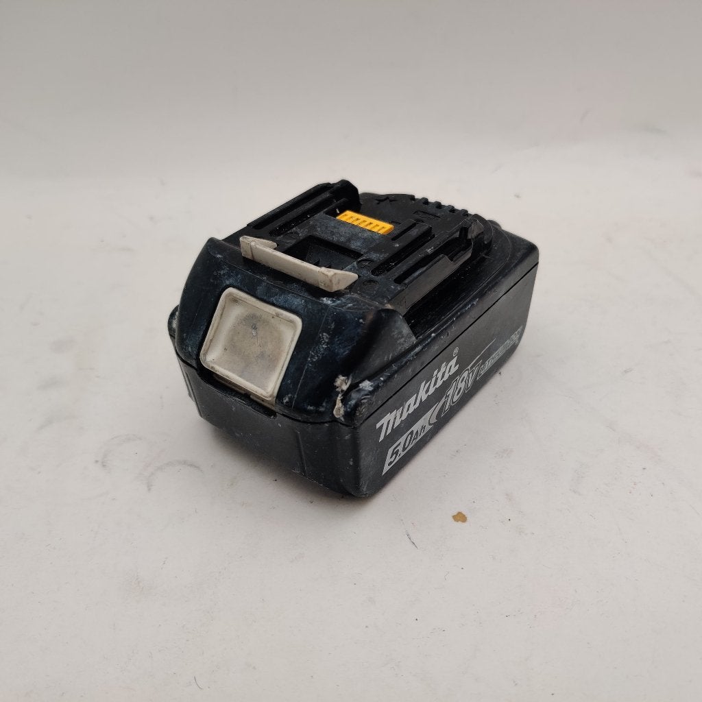 Makita 18V 5.0Ah accu nu voor €44.99, Gebruikt, M, Ophalen of Verzenden, M