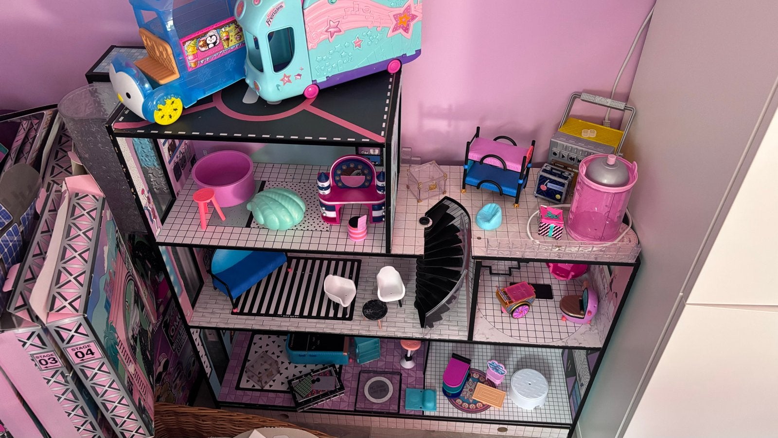 Grote partij LOL Surprise: Poppen, huis, auto, camper, vlieg, Ophalen, Gebruikt, Overige typen