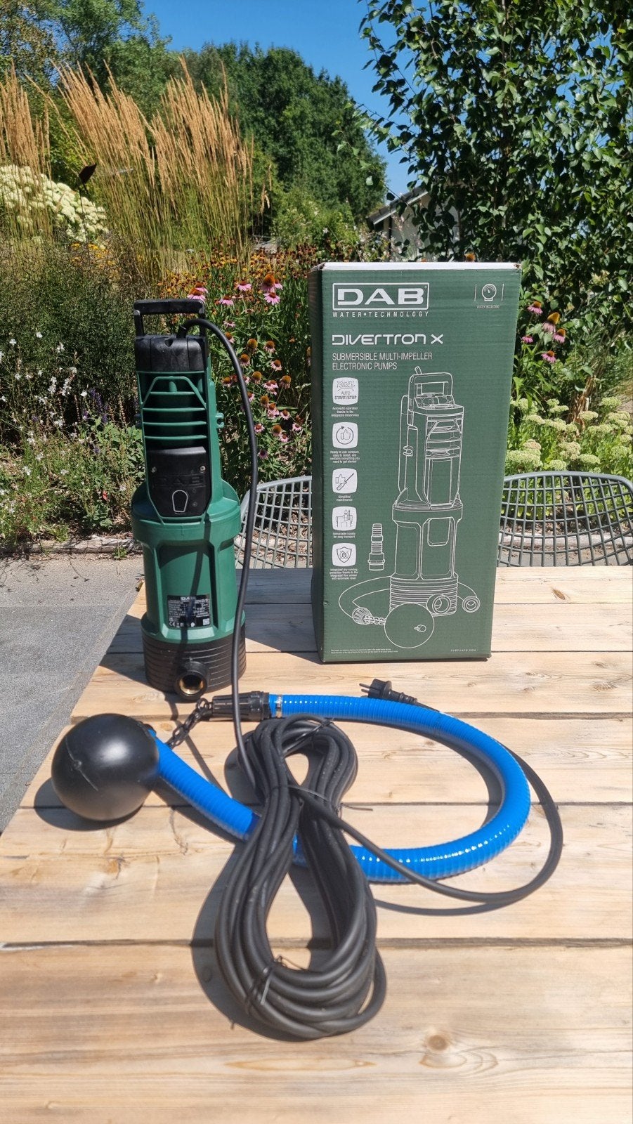 DAB Divertron X 900 Dompelpomp drijvende aanzuig - Nieuw, Tuin en Terras, Waterpompen, Ophalen of Verzenden, Nieuw, Elektrisch