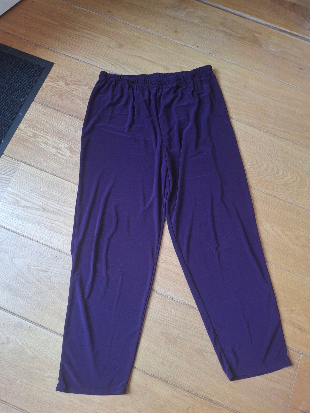 Paarse legging 46 48 50, Ophalen of Verzenden, Gedragen, Paars, Broek of Spijkerbroek