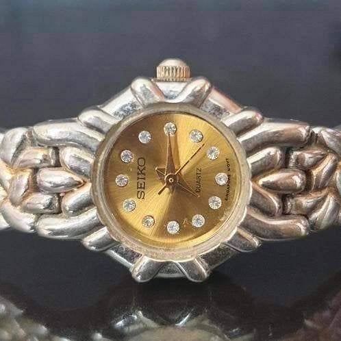 Seiko vintage analoog dameshorloge, Gebruikt, Staal, Polshorloge, Ophalen of Verzenden