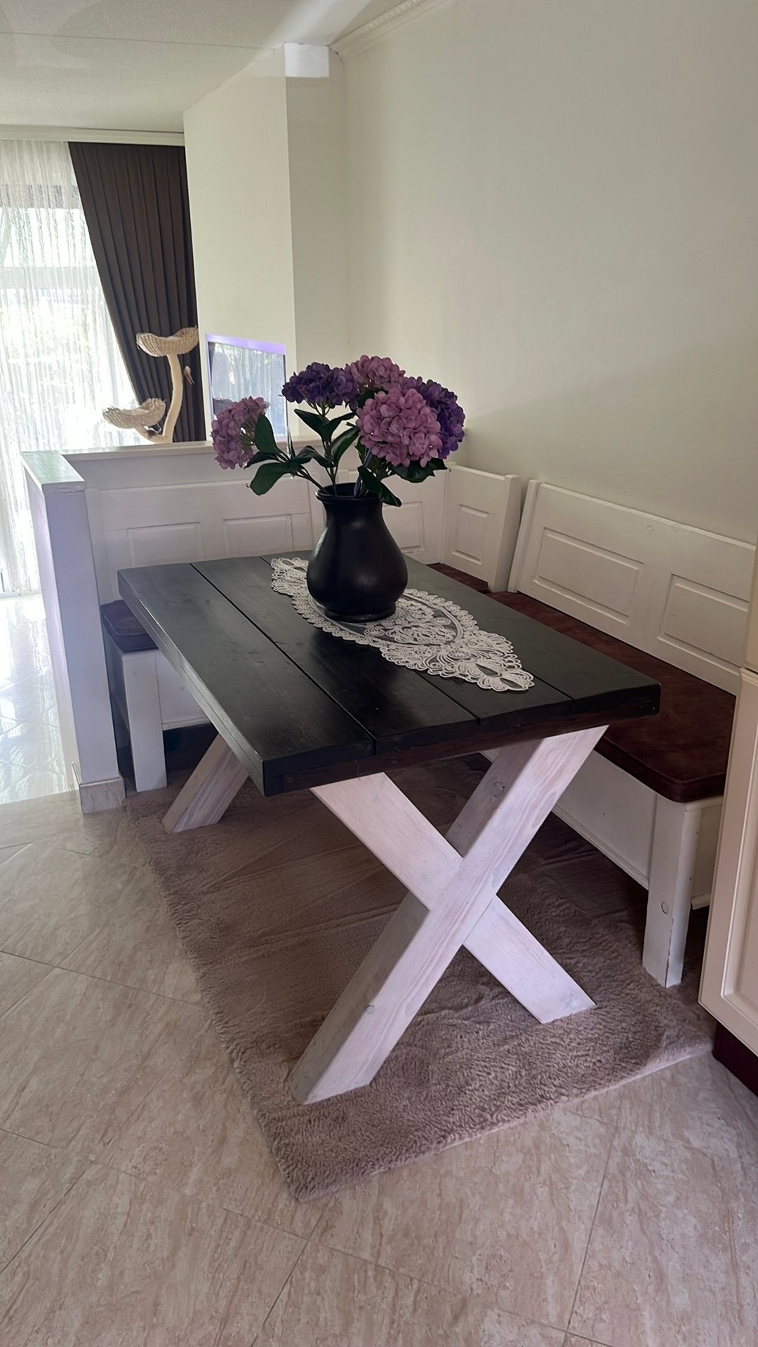 Eettafel set, Ophalen, Rechthoekig, 100 tot 150 cm, 50 tot 100 cm