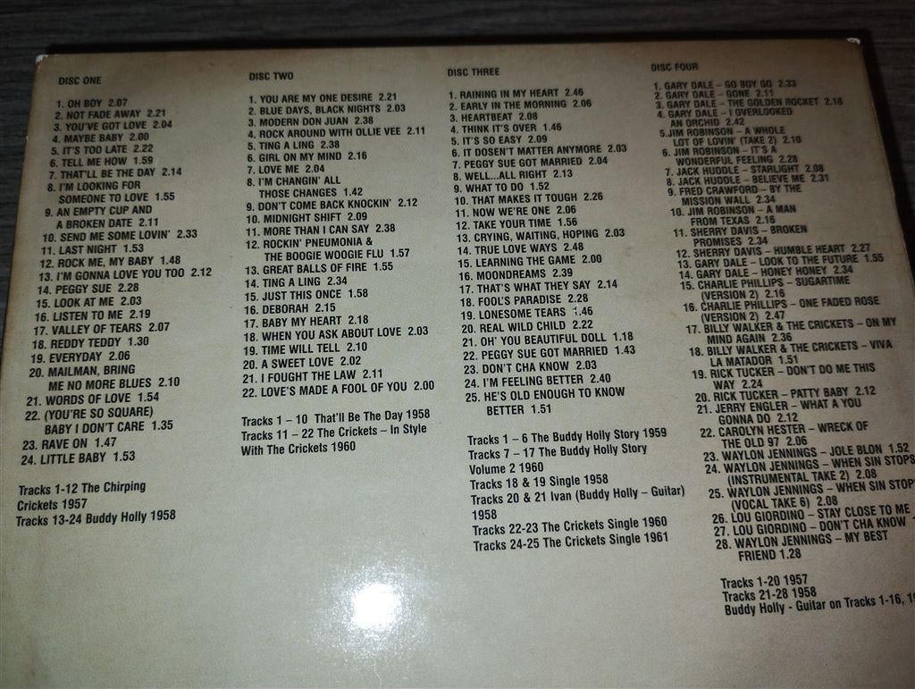 Buddy Holly & The Crickets - Six Classic Albums Plus Bonus S, Ophalen of Verzenden, Zo goed als nieuw, Poprock