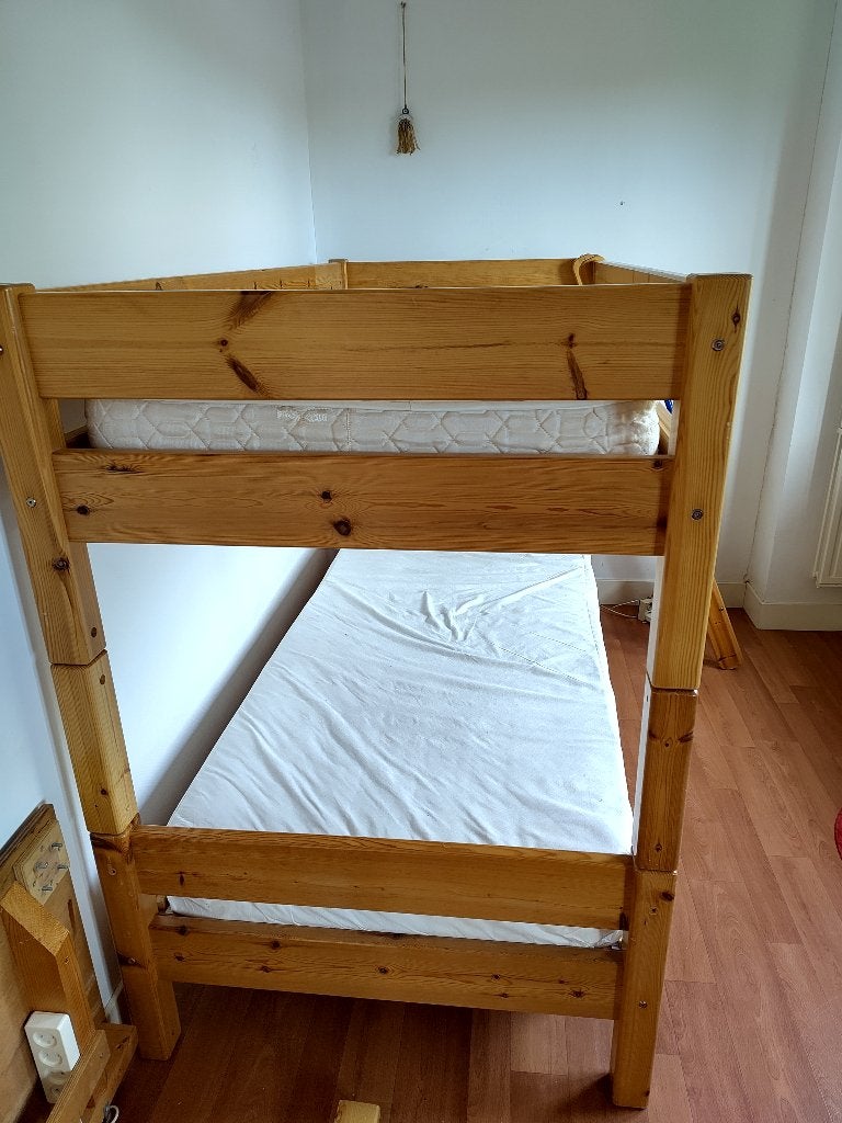 Stapelbed, Huis en Inrichting, Ophalen, Tweepersoons, Minder dan 160 cm, Stapelbed