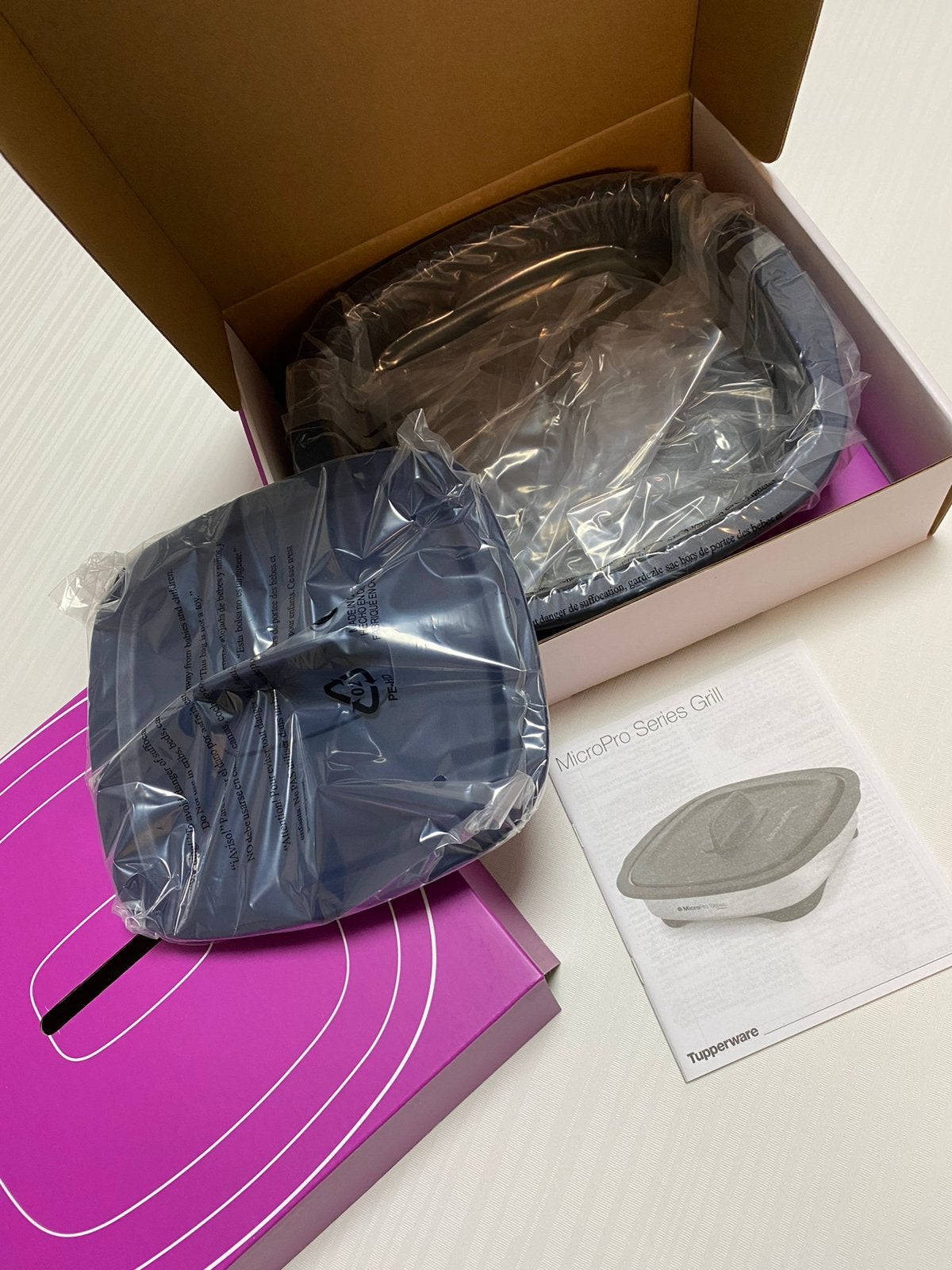 Micro pro grill Tupperware, Ophalen of Verzenden, Nieuw, Overige typen